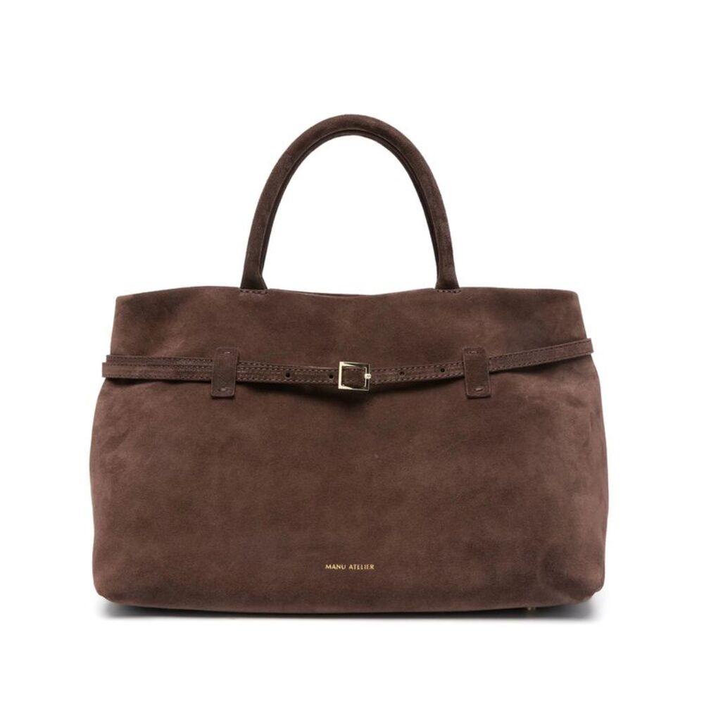 Manu Atelier Brown Tote Bags Women
